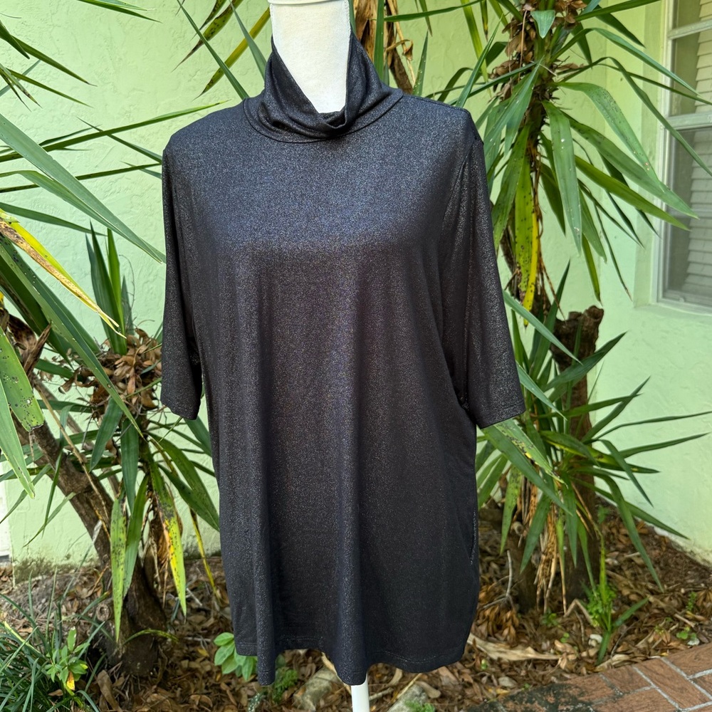 Ralph Lauren Black Shimmer Blouse